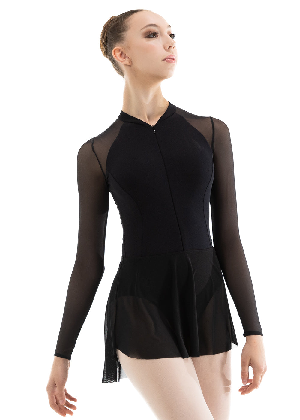 black long sleeve dance dress Nikolay 
