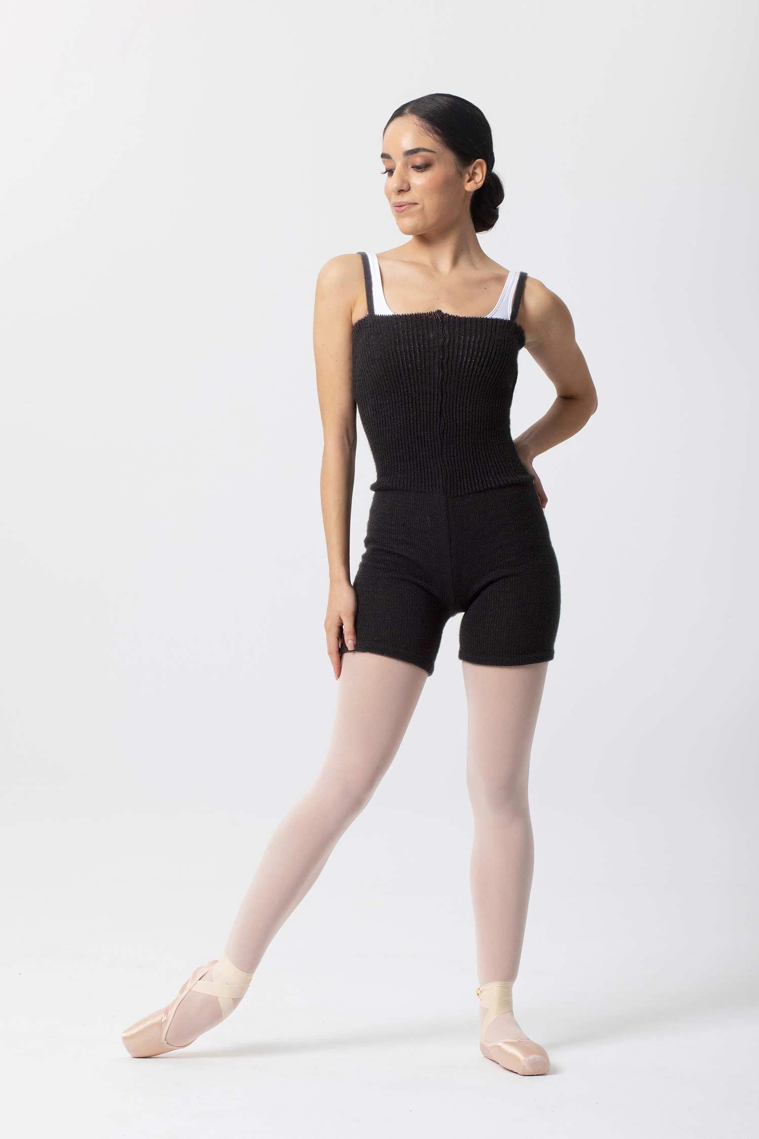 Intermezzo Knitted Shorts Romper SF Dance Gear