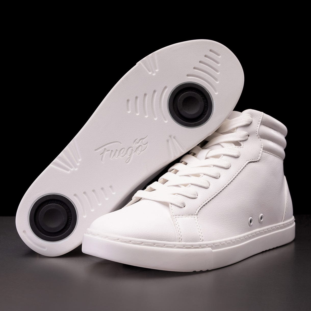 Online Only Fuego White High-top Dance Sneaker1